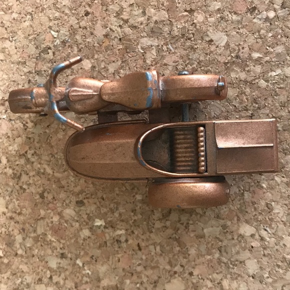 Vintage Matchbox Lesney Harley Davidson with Side car Copper Colour No 66 1960’s - Picture 2 of 8